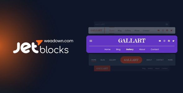 JetBlocks 1.3.20 – Elementor 的页眉和页脚插件
