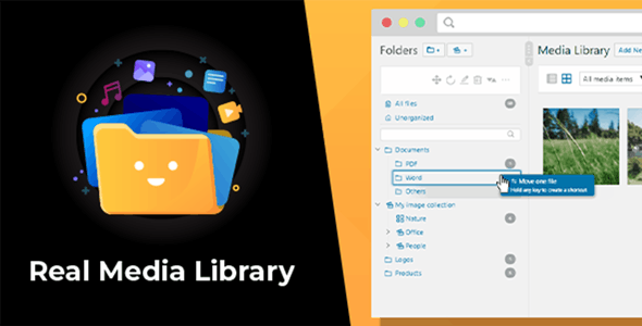WordPress 媒体管理的媒体库文件夹和文件管理器 – Real Media Library 4.22.54