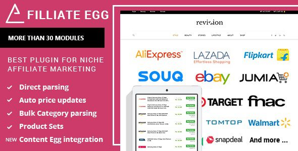 Affiliate Egg 10.10.0 – 利基联盟营销 WordPress 插件