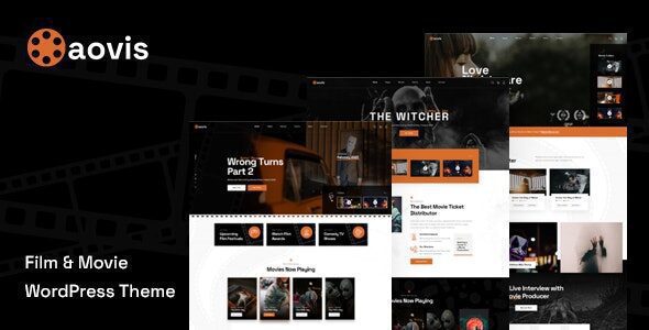 Aovis 1.1.8 – 预订电影票 WordPress 主题