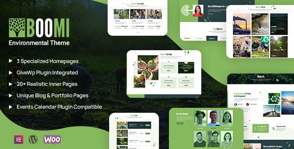 Boomi 1.0.8 – 环境与生态 WordPress 主题