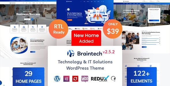 Braintech 2.7.3 – 技术与 IT 解决方案 WordPress 主题