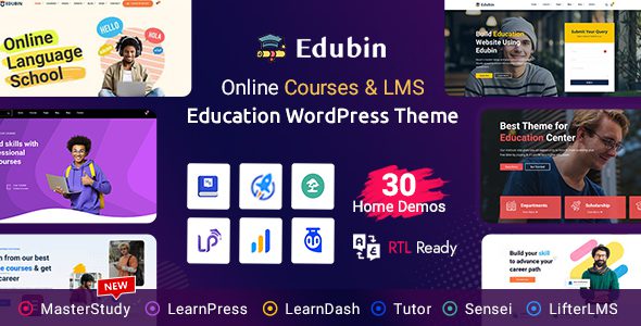 Edubin 9.4.10 – 教育 WordPress 主题
