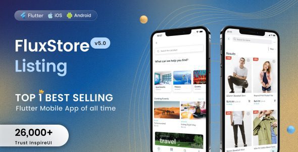 FluxStore 清单 5.3 – Flutter 的最佳 WooCommerce 目录应用