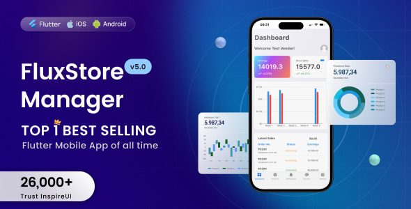 FluxStore Manager 5.2 – Woocommerce 的供应商和管理员 Flutter 应用