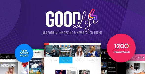 GoodLife 4.6.5 – 杂志和报纸 WordPress 主题