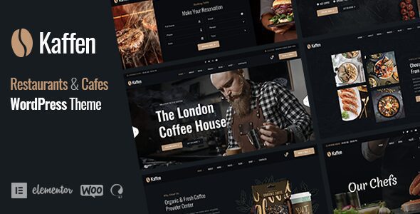 餐厅和咖啡馆 WordPress 主题 – Kaffen 1.2.6