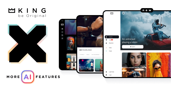 King 10.1.0 – 病毒杂志 WordPress 主题