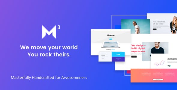 响应式多用途 WordPress 主题 – Movedo 3.6.6