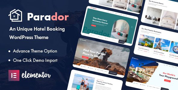 Parador 2.0.4 – 酒店预订 WordPress 主题