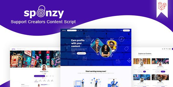 Sponzy 6.8 – 支持创作者内容脚本