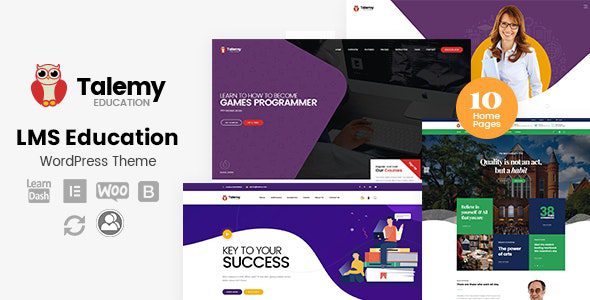 LMS 教育 WordPress 主题 – Talemy 1.2.28