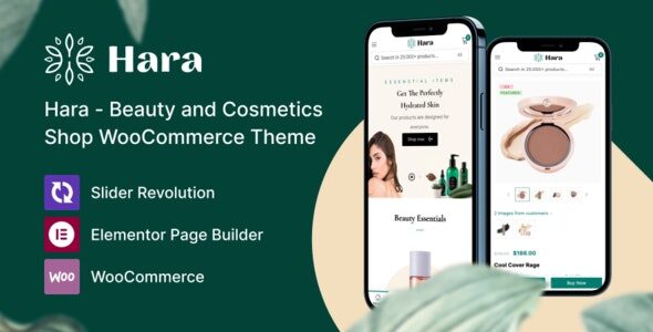 Hara 1.2.17 – 美容化妆品商店 WooCommerce 主题