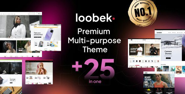 Loobek 1.5.0 – Elementor 多用途 WooCommerce 主题-1