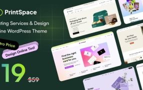 PrintSpace 1.4.2 – 在线印刷服务与设计 WooCommerce WordPress 主题